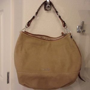 Calvin Klein Camel Hobo Bag